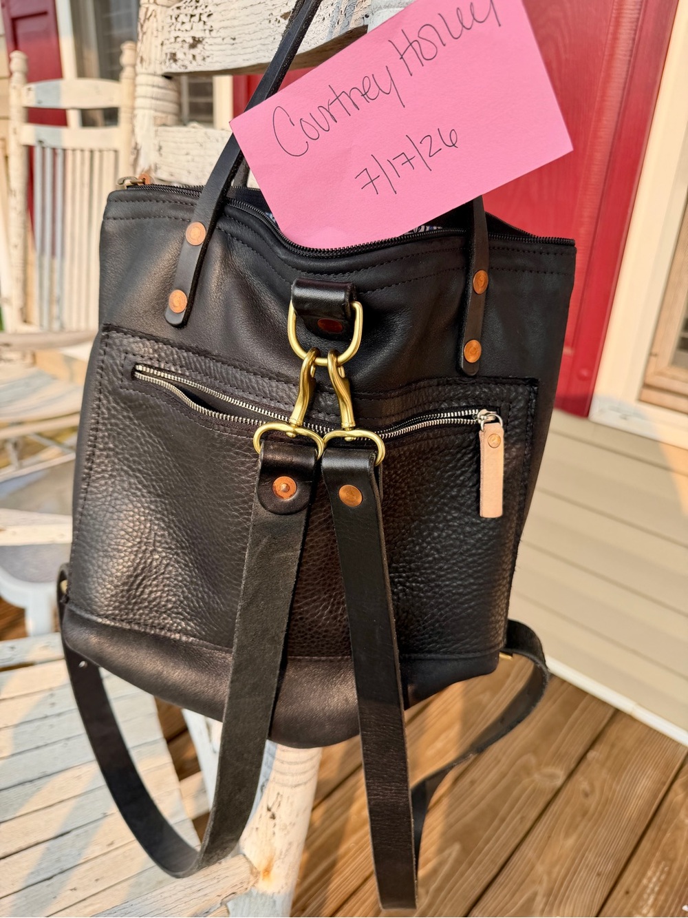 Meanwhile Back on the Farm Small Tote - Picture 3 of 4